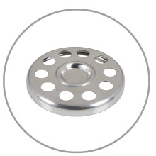 Mic stand Stainless Steel Communion Tray 17 cm